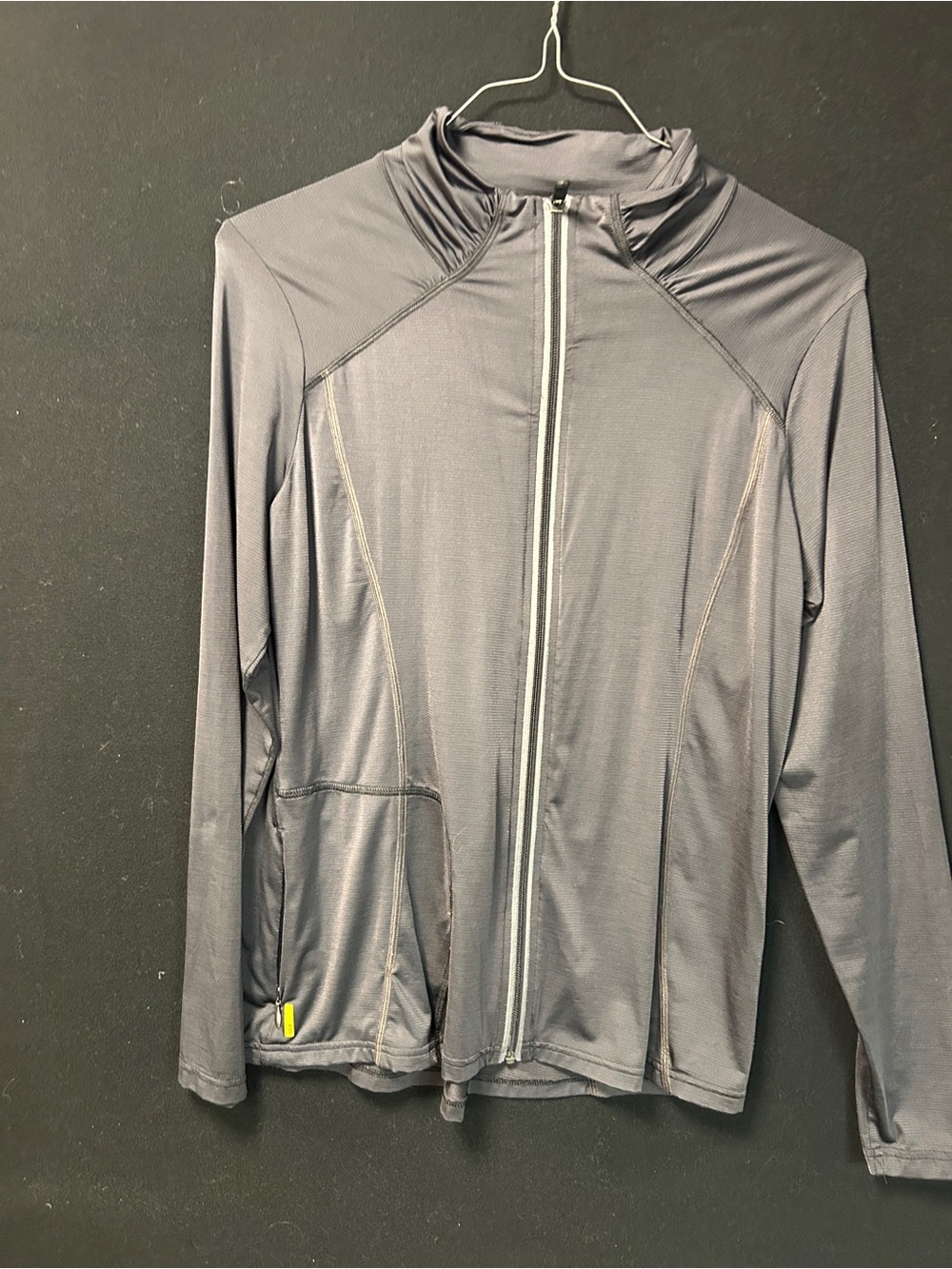 Lole Women's Gray Full-Zip Utility Jacket